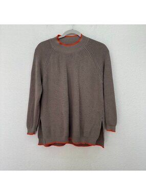 Mersea Camden Mockneck Pull Over Knit Sweater Womens One Size